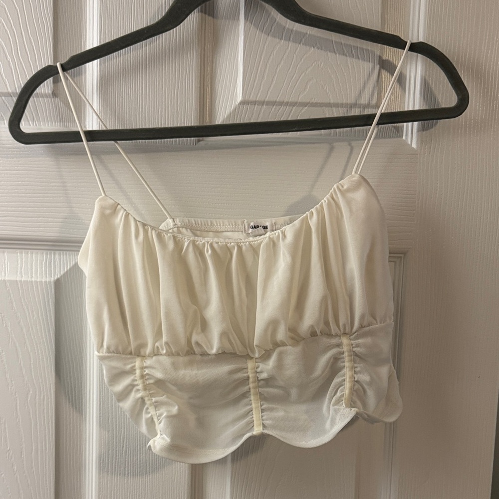 Garage White Camisole Top